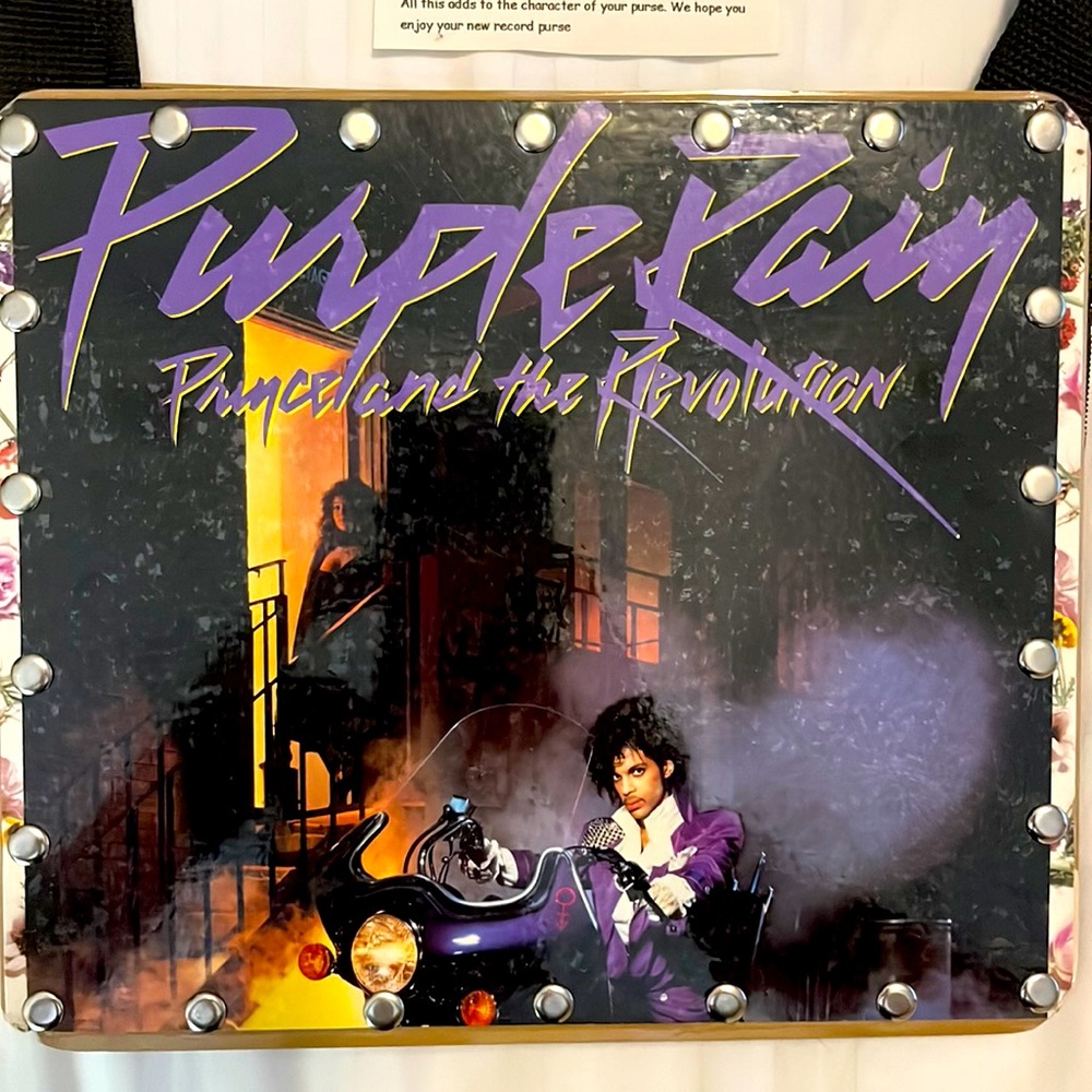 Purple Rain Graphic Clutch